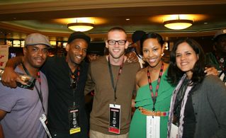 Urban World Film Festival, NYC, 2012 (from left: Brad Clements, Carey Williams, George Jonson, Tracey Heggins, Aleshka F