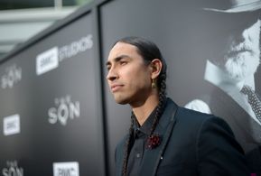 Tatanka Means at an event for The Son (2017)