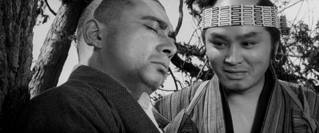 Shintarô Katsu and Michirô Minami in The Tale of Zatoichi (1962)