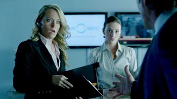Kim Coates and Leah N.H. Philpott in A Dark Truth (2012)