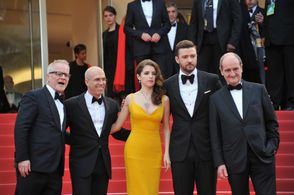 Jeffrey Katzenberg, Justin Timberlake, Anna Kendrick, and Pierre Lescure