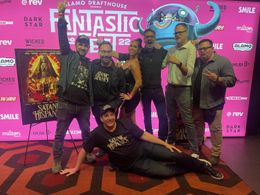 Satanic Hispanics Fantastic Fest 2022: (from left) Demian Rugna, Mike Mendez, Gigi Saul Guerrero, Alejandro Brugues, Ed 