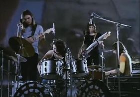 David Gilmour, Nick Mason, Roger Waters, Richard Wright, and Pink Floyd in Pink Floyd: Live at Pompeii (1972)