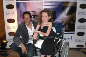 Directors Doug Olear and Jackie Julio arrive at The Woman's International Film Festival for the screening of their film,