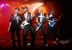 Klaus Meine, Rudolf Schenker, Scorpions, Matthias Jabs, and Ralph Rieckermann