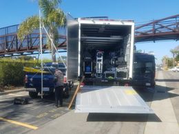 Shooting Harley Davidosn 2-2020_ Snakebyte Productions chase truck, TF350HD media van and F750 Super Duty5 ton support r