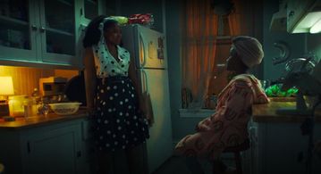 Ashley Nicole Blake with Faith Bogle in Episode 1 of Our Kind of People on FOX.