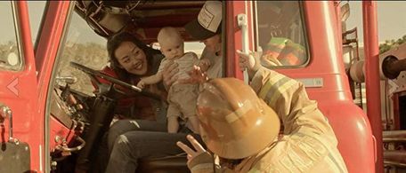 Brett David Stelter and Raechel Wong in Stuck in the Middle with Hugh (2018)