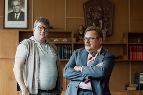Václav Kopta and Tomás Jerábek in Svet pod Hlavou (2017)
