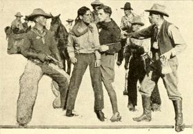 Edward Coxen and George Field in The Pursuer Pursued (1914)