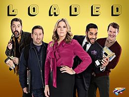 Mary McCormack, Jim Howick, Samuel Anderson, Nick Helm, and Jonny Sweet in Loaded (2017)