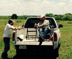 On the set of As Far As The Eye Can See w/producer Andrew C Richey