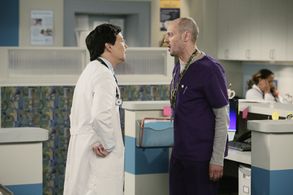 Ken Jeong and Jonathan Slavin in Dr. Ken (2015)