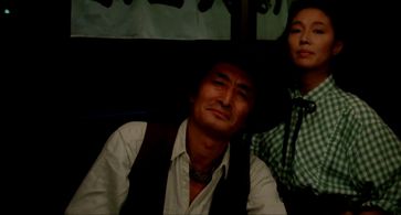 Nobuko Miyamoto and Tsutomu Yamazaki in Tampopo (1985)