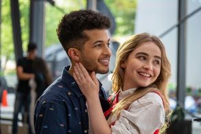 Jordan Fisher and Sabrina Carpenter in Work It (2020)