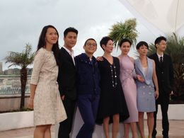 Carina Lau, Kun Chen, Melissa M. Lee, and Flora Lau at an event for Bends (2013)