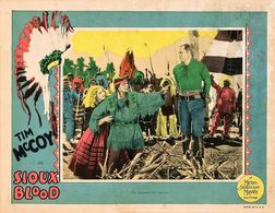Tim McCoy, Chief John Big Tree, Robert Frazer, and Ena Gregory in Sioux Blood (1929)