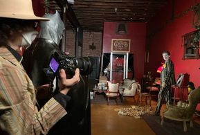 Batman: The Case of the Laughing Death BTS Photo