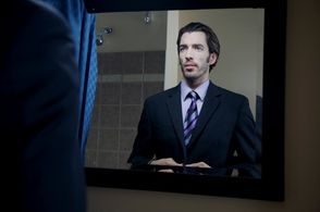 Production Still of Drew Scott in The Perfect Proposal