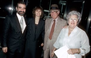 Martin Scorsese, Barbara De Fina, Catherine Scorsese, and Charles Scorsese in After Hours (1985)