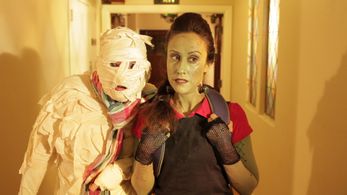 Brian Poth and Elizabeth Beckwith in Gleeclipse