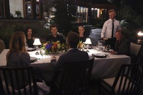 Don Johnson, Amber Valletta, Scott Michael Foster, and India de Beaufort in Blood & Oil (2015)