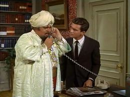 Robert Miller Driscoll and Stephen Strimpell in Mr. Terrific (1966)