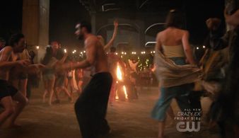 Jesse Rath and Joshua Sasse in No Tomorrow (2016)