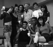 Debbie Allen, producer Jane Raimondi, Paul Raimondi with dancers