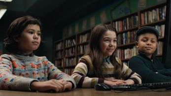 Brooklynn Prince, Deric McCabe, and Jibrail Nantambu in Home Before Dark (2020)