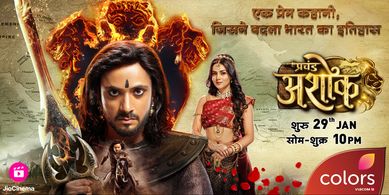 Adnan Khan and Mallika Singh in Pracchand Ashok (2024)