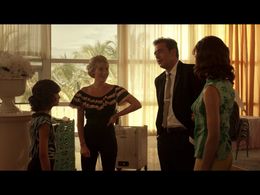 Still of Rebecca Bujko, Jeffery Dean Morgan, Olga Kurylenko, and Taylor Blackwell in Magic City