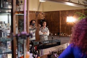 On the set of The Quirky Best Friend