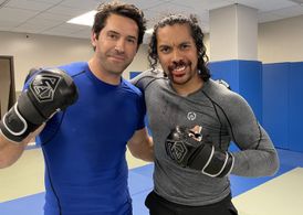 Scott Adkins and Evan Dane Taylor