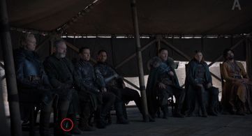 Liam Cunningham, Joe Dempsie, Gemma Whelan, Michael Benbaruk, Gwendoline Christie, Toby Osmond, and Niall Bishop in Game