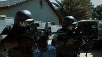 Leslie A. Jones and Devinair Mathis in Fighting Olympus (2023)