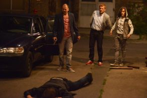 Zsolt Anger, Szabolcs Thuróczy, and Renátó Olasz in Aranyélet (2015)