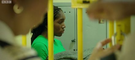 Viv behind bars in bbc1 comedy drama Ordinary Lies