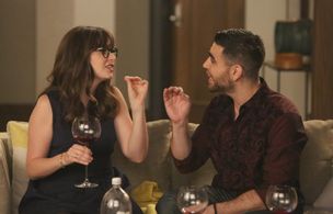 Zooey Deschanel and George Lako in New Girl (2011)