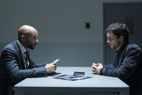 Stephen Bishop and Rob Heaps in Imposters (2017)