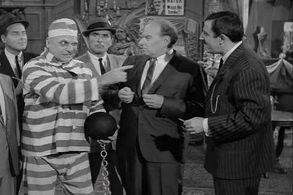 Jackie Coogan, John Astin, and Parley Baer in The Addams Family (1964)