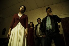 Shareefa Daanish and Imelda Therinne in Macabre (2009)