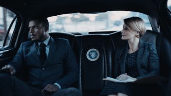 Julia Farino and Deji LaRay in Age of the Living Dead (2018)