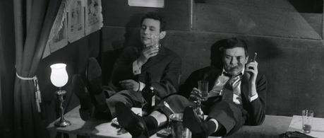 Jacques Riberolles and Michel Subor in Please, Not Now! (1961)