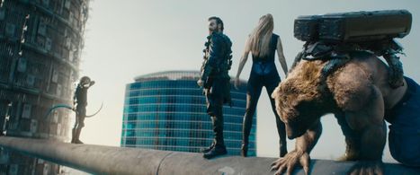 Anton Pampushnyy, Sanjar Madi, Sebastien Sisak, and Alina Lanina in The Guardians (2017)