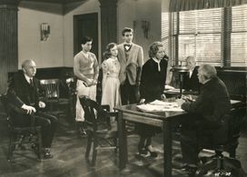 Scotty Beckett, Tommy Cook, Jonathan Hale, Isabel Jewell, and Allene Roberts in Michael O'Halloran (1948)