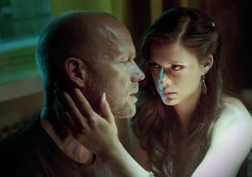 Kari Heiskanen and Krista Kosonen in The Year of the Wolf (2007)