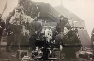 Gary Shore on set of Dracula Untold