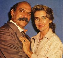 Lima Duarte and Maitê Proença in O Salvador da Pátria (1989)