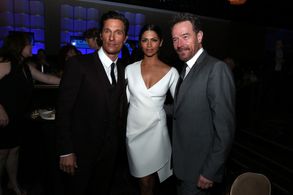 Matthew McConaughey, Bryan Cranston, and Camila Alves McConaughey